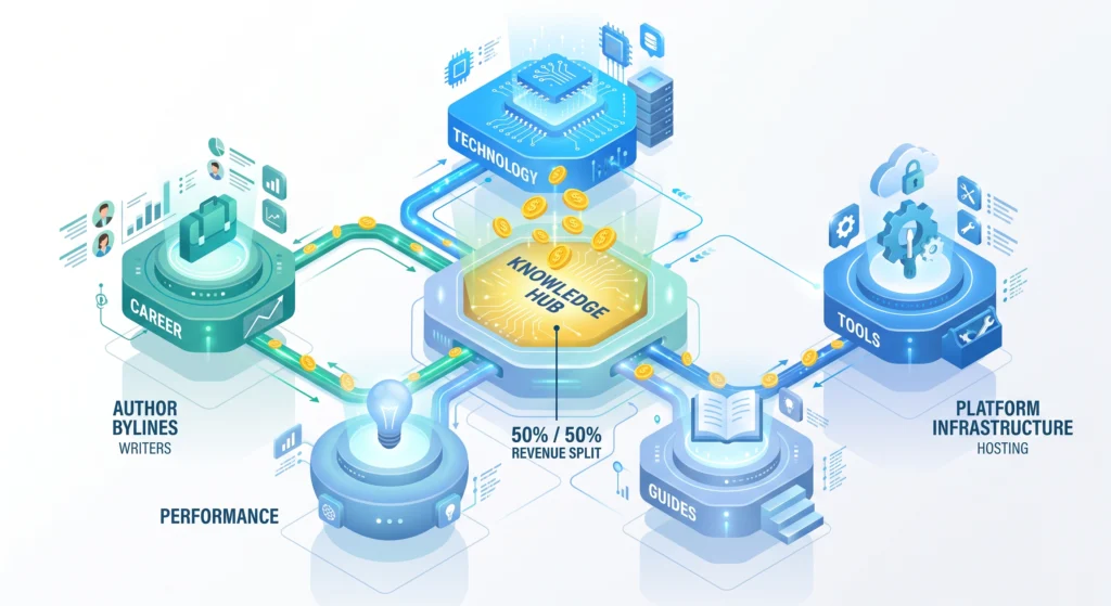 Who Is the Real Owner of Infolopia? The Story of Muhammad Husnain, the Vision Behind Infolopia Information Hub, and Its Collaboration With Alkasim Infolopia 50 percent AdSense revenue sharing model for article writers