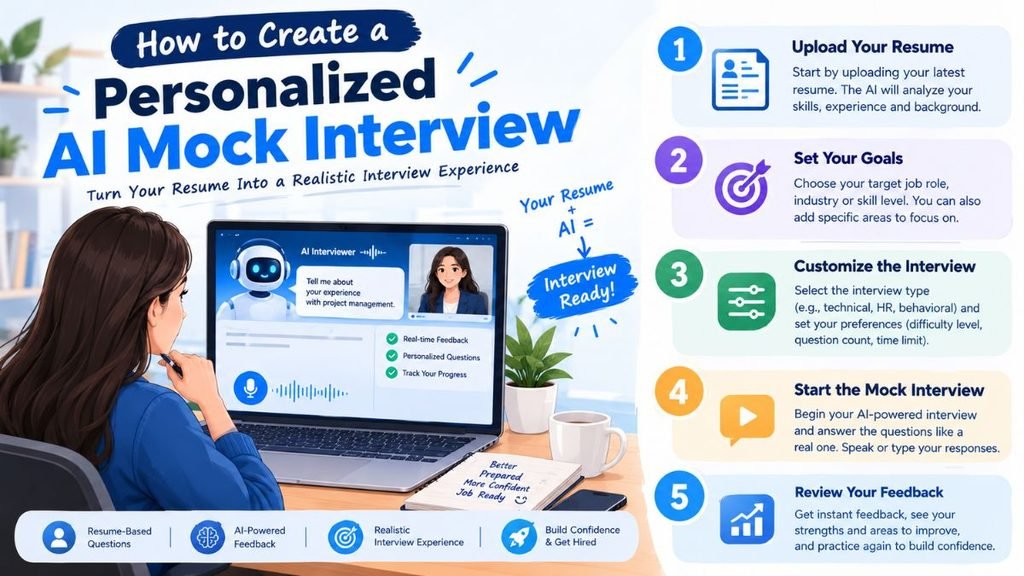 AI Resume-to-Interview Simulator: Turn Your Resume Into a Personalized Mock Interview how to create a personalized ai mock interview