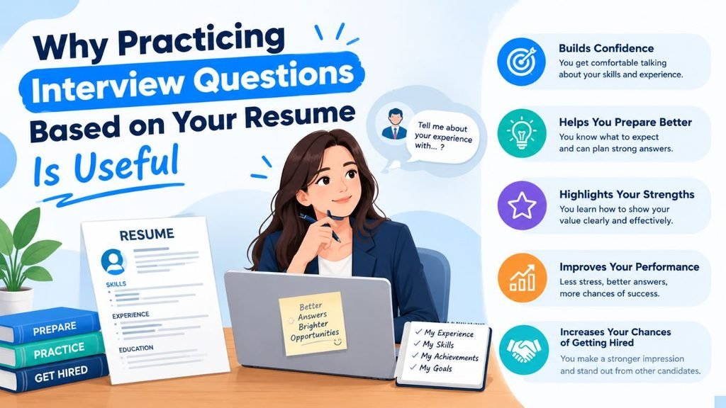 AI Resume-to-Interview Simulator: Turn Your Resume Into a Personalized Mock Interview why practicing interview questions based on your resume is useful