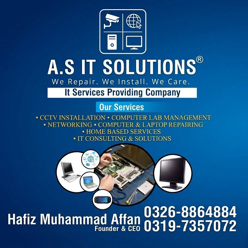 Hafiz Muhammad Affan: CEO & Founder of A.S IT Solutions SKP whatsapp image 2026 10 14 at 2.45.38 pm